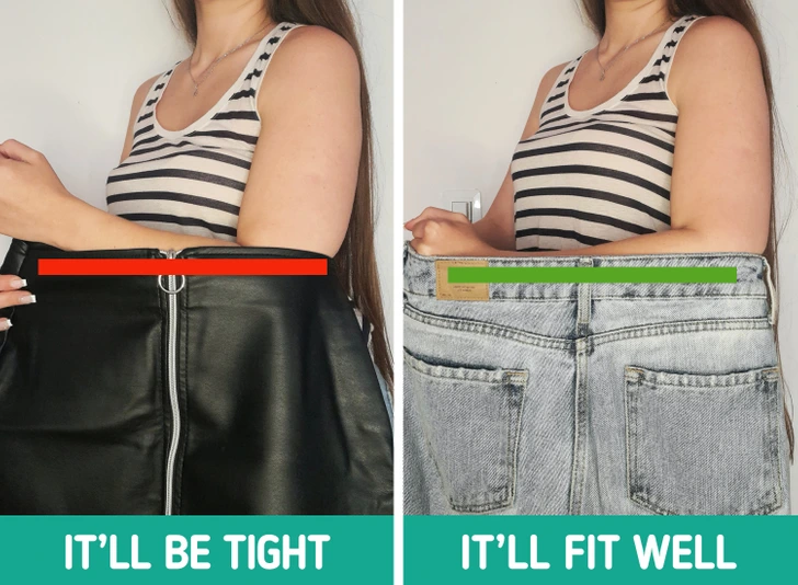 5 Tricks to Ensure Clothes Will Fit Us Without Trying Them O